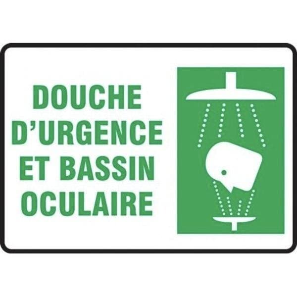 Accuform LANE GUIDANCE SIGN LEFT LANE MUST FRR655RA FRR655RA - main